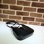 Gucci Mini Jackie In White Hobo Bag In Black 637091 Size 19x13x3cm - 5