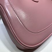 Gucci Mini Jackie In White Hobo Bag In Pink 637091 Size 19x13x3cm - 4