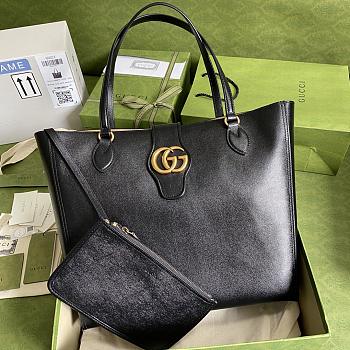 Gucci Medium Tote Bag With Double G In White 649577 Size 35x32x11cm