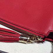 Gucci Soho Shoulder Bag In Red 408825 Size 35x35x15cm - 4