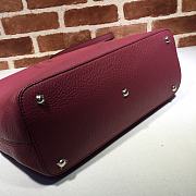 Gucci Soho Shoulder Bag In Wine Red 408825 Size 35x35x15cm - 2