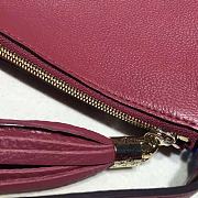 Gucci Soho Shoulder Bag In Wine Red 408825 Size 35x35x15cm - 3