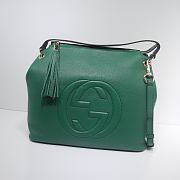 Gucci Soho Shoulder Bag In Green 408825 Size 35x35x15cm - 1
