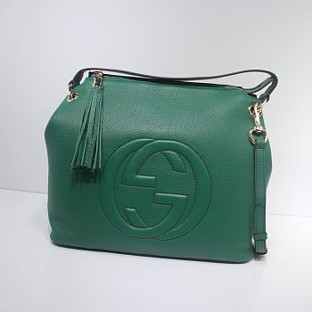 Gucci Soho Shoulder Bag In Green 408825 Size 35x35x15cm