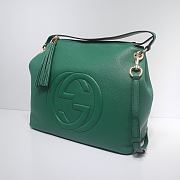 Gucci Soho Shoulder Bag In Green 408825 Size 35x35x15cm - 3