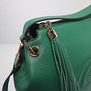 Gucci Soho Shoulder Bag In Green 408825 Size 35x35x15cm - 5