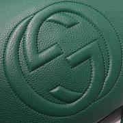 Gucci Soho Shoulder Bag In Green 408825 Size 35x35x15cm - 6