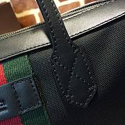 Gucci Web GG Supreme Briefcase In Black 387102 Size 37x29x6.5cm - 3