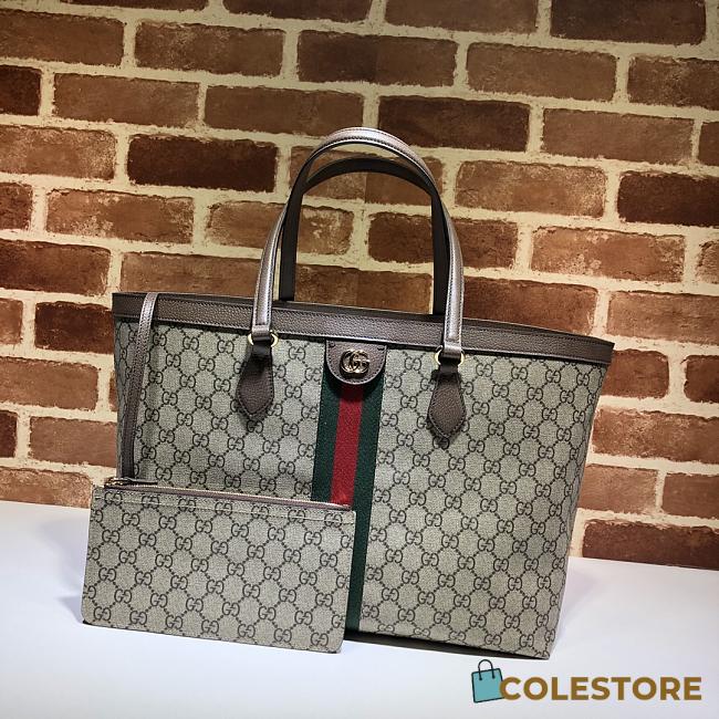 Gucci Ophidia GG Medium Tote Bag 631685 Size 38x28x14cm - 1