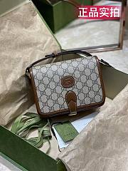 Gucci Mini Shoulder Bag With Interlocking 671620 Size 20x17x8cm - 5