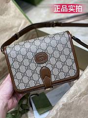 Gucci Mini Shoulder Bag With Interlocking 671620 Size 20x17x8cm - 6
