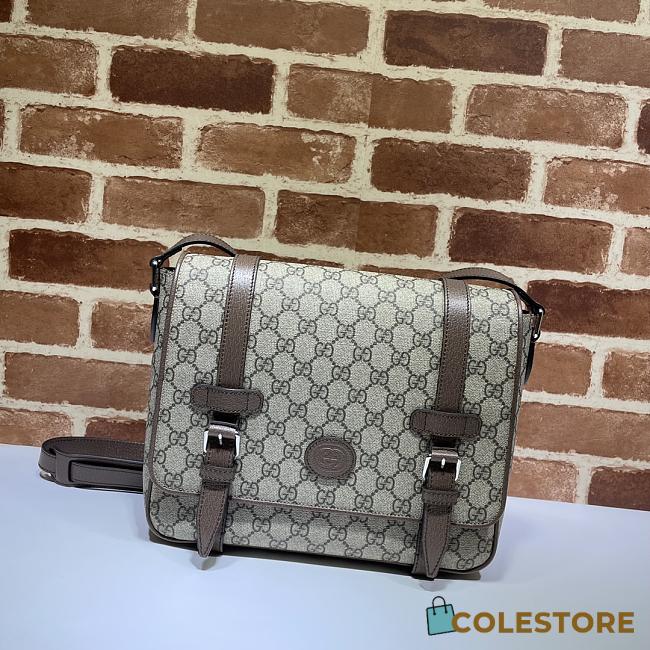 Gucci Messenger Bag In GG Supreme 658542 Size 28cm - 1