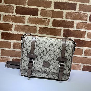 Gucci Messenger Bag In GG Supreme 658542 Size 28cm