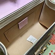 Gucci Padlock Heart Apple Pattern Small Shoulder Bag 409487 Size 20cm - 6