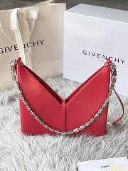 Givenchy Small Cut Out With Red Shoulder Bag BB50G Size 28cm  - 6