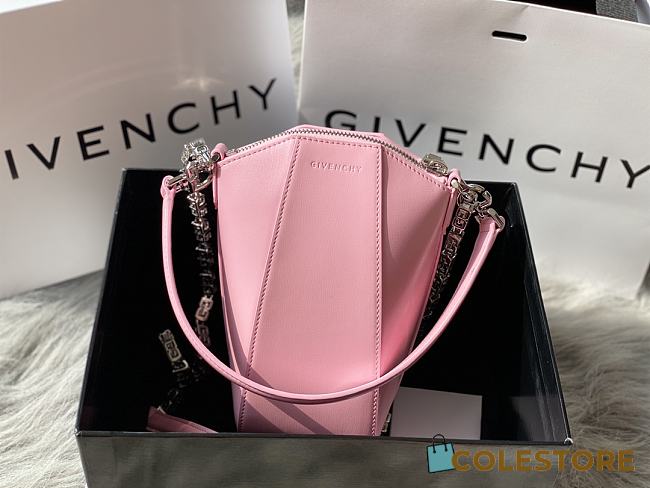 Givenchy Antigona Lock In Pink 23813 Size 20x10x8.5cm - 1