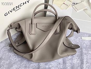 Givenchy Antigona Soft Tote Bag In Grey BB50F Size 45x9x35cm