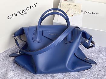 Givenchy Antigona Soft Tote Bag In Blue BB50F Size 45x9x35cm
