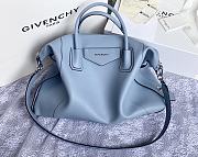 Givenchy Antigona Soft Tote Bag In Sky Blue BB50F Size 45x9x35cm - 3