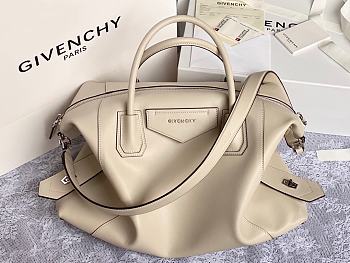 Givenchy Antigona Soft Tote Bag In White BB50F Size 45x9x35cm