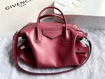 Givenchy Antigona Soft Tote Bag In Red BB50F Size 45x9x35cm