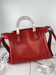Givenchy Antigona Soft Tote Bag In Dark Red BB50F Size 45x9x35cm - 2