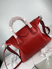 Givenchy Antigona Soft Tote Bag In Dark Red BB50F Size 45x9x35cm - 4