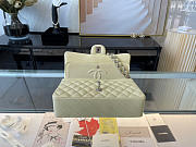 Chanel Classic Flap Bag Calfskin Quilted Leather Size 25.5cm - 6