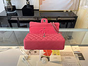 Chanel Classic Flap Bag In Rose Calfskin Quilted Leather Size 25.5cm - 4