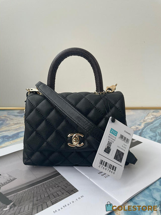 Coco Chanel Mini Hand Bag Size 13×19×9cm - 1