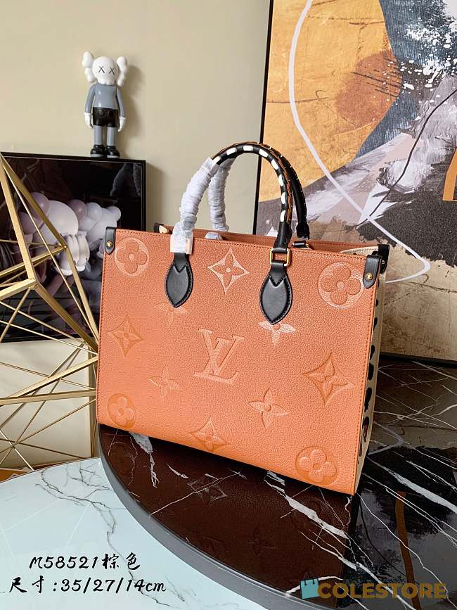 Louis Vuitton Wild At Heart Onthego Brown 35cm - 1