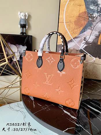 Louis Vuitton Wild At Heart Onthego Brown 35cm