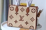 Louis Vuitton Onthego Monogram Raffia M57723 Size 35x27x14cm - 3