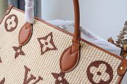Louis Vuitton Onthego Monogram Raffia M57723 Size 35x27x14cm - 4