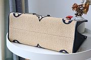Louis Vuitton Onthego Monogram Raffia In Black M57723 Size 35x27x14cm - 6