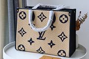 Louis Vuitton Onthego Monogram Raffia In Black M57723 Size 35x27x14cm - 4