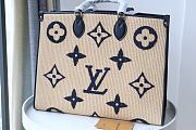 Louis Vuitton Onthego Monogram Raffia In Black M57723 Size 41×34×19cm - 5