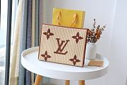Louis Vuitton Monogram Raffia Toiletry Pouch M80351 Size 25x20x5.5cm - 1