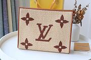 Louis Vuitton Monogram Raffia Toiletry Pouch M80351 Size 25x20x5.5cm - 4