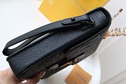 Louis Vuitton Monogram S Lock A4 Pouch In Black 27cm - 4