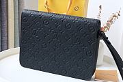 Louis Vuitton Monogram S Lock A4 Pouch In Black 27cm - 5