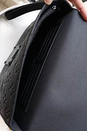Louis Vuitton Monogram S Lock A4 Pouch In Black 27cm - 2