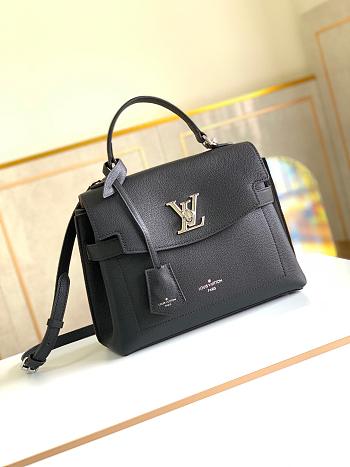 Louis Vuitton Lockme Ever MM Lockme In Black M56094 Size 33.5x21.5x14.5 cm