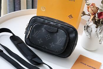Louis Vuitton Outdoor Pouch Monogram Other Canvas In Black M45763 Size 15x9x7cm