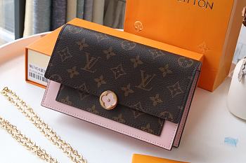 Louis Vuitton Flore Chain Wallet Monogram M69579 Size 17.5x11.5x3.5cm