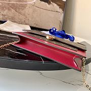Louis Vuitton Flore Chain Wallet Monogram In Red M69579 Size 17.5x11.5x3.5cm - 4