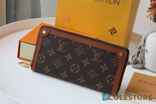 Louis Vuitton Zippy Wallet Trunk Monogram In Brown M80558 Size 19.5x10x2cm - 1