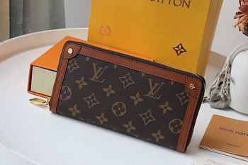 Louis Vuitton Zippy Wallet Trunk Monogram In Brown M80558 Size 19.5x10x2cm