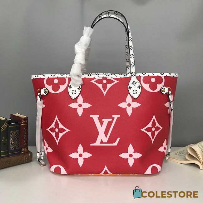 Louis Vuitton Neverfull 2 sides In Pink&Red M4456732cm - 1