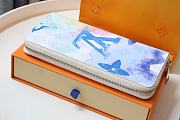 Louis Vuitton Zippy Wallet Monogram Watercolor Multicolor 10cm - 2